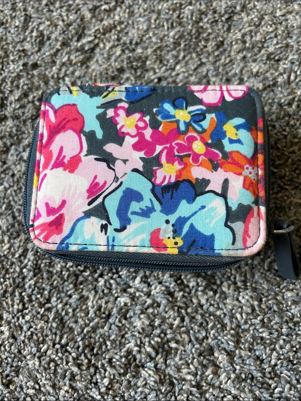 Vera Bradley Floral Zip Wallet